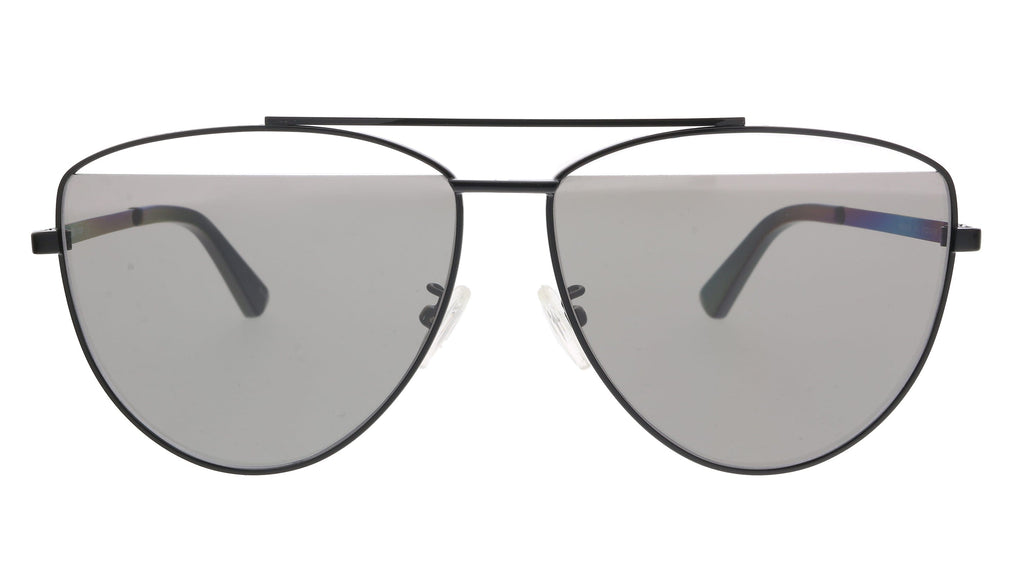 McQ MQ0157S-001 Black Aviator Sunglasses