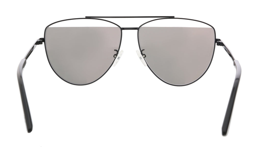 McQ MQ0157S-001 Black Aviator Sunglasses