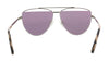 McQ MQ0157S-004 Silver Aviator Sunglasses