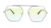 McQ MQ0178SA-002 Silver Aviator Sunglasses