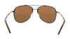 McQ MQ0136S-002 Havana Aviator Sunglasses
