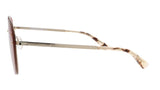 McQ MQ0136S-012 Gold Aviator Sunglasses