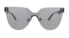 McQ MQ0130S-001 Black Modified Cateye Sunglasses