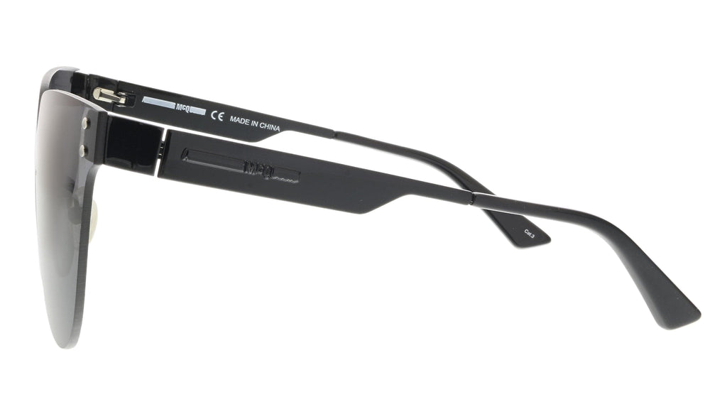 McQ MQ0130S-001 Black Modified Cateye Sunglasses