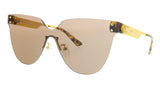 McQ  Havana Modified Cateye Sunglasses