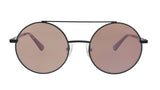 McQ MQ0138S-001 Black Round Sunglasses
