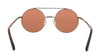 McQ MQ0138S-003 Gold Round Sunglasses