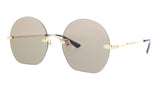 McQ  Gold Round Sunglasses