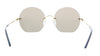 McQ MQ0224SA-002 Gold Round Sunglasses