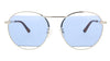 McQ MQ0232SA-004 Silver Aviator Sunglasses