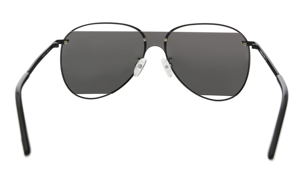 McQ MQ0196S-001 Black Aviator Sunglasses