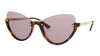 McQ  Gold Cateye Sunglasses