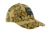 Versace Jeans Couture Beige Gold Baroque Print Baseball Cap-One Size