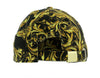 Versace Jeans Couture Black Gold  Baroque Print Baseball Cap-One Size