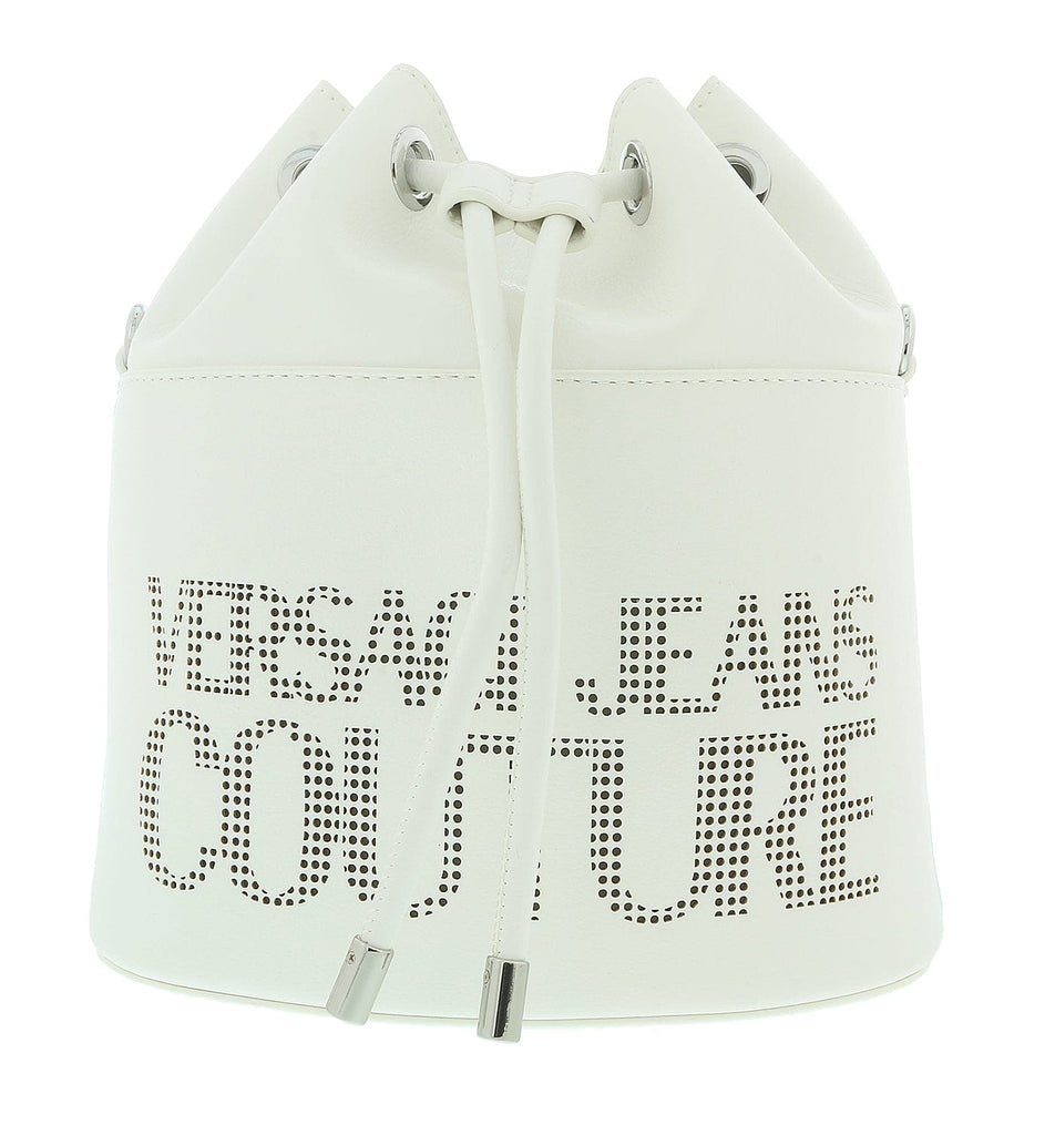 Versace Jeans Couture White Quilted Fashion Medium Backpack