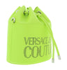 Versace Jeans Couture Lime Green Structured Small Bucket Bag