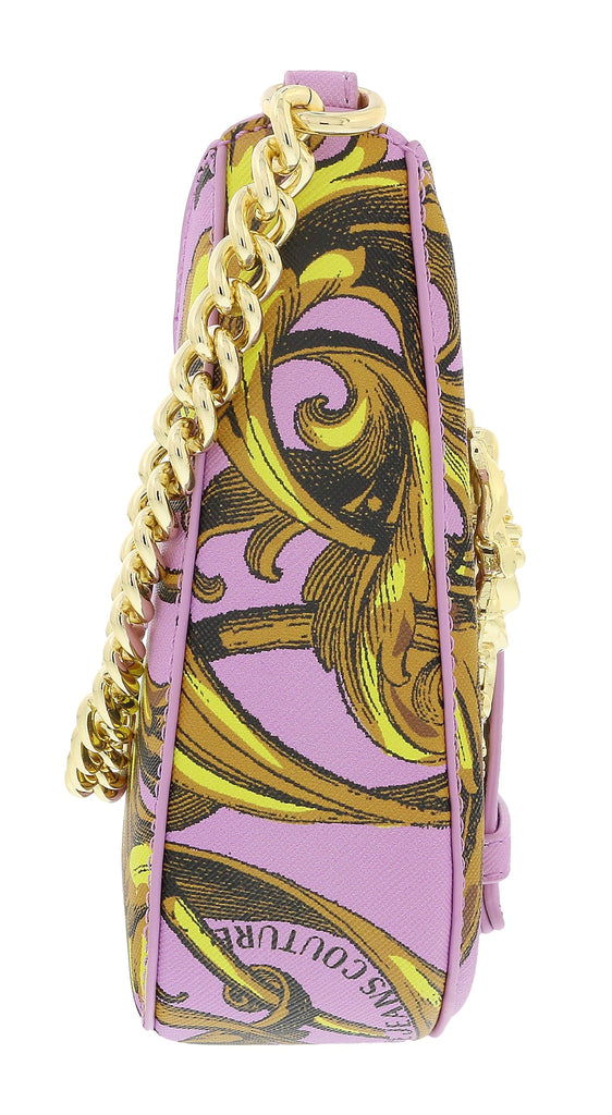 Versace Jeans Couture Pink/Gold  Small Boho Baroque Shoulder Bag