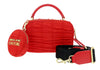 Versace Jeans Couture Red Small  Nylon Shoulder Bag with Coin Purse