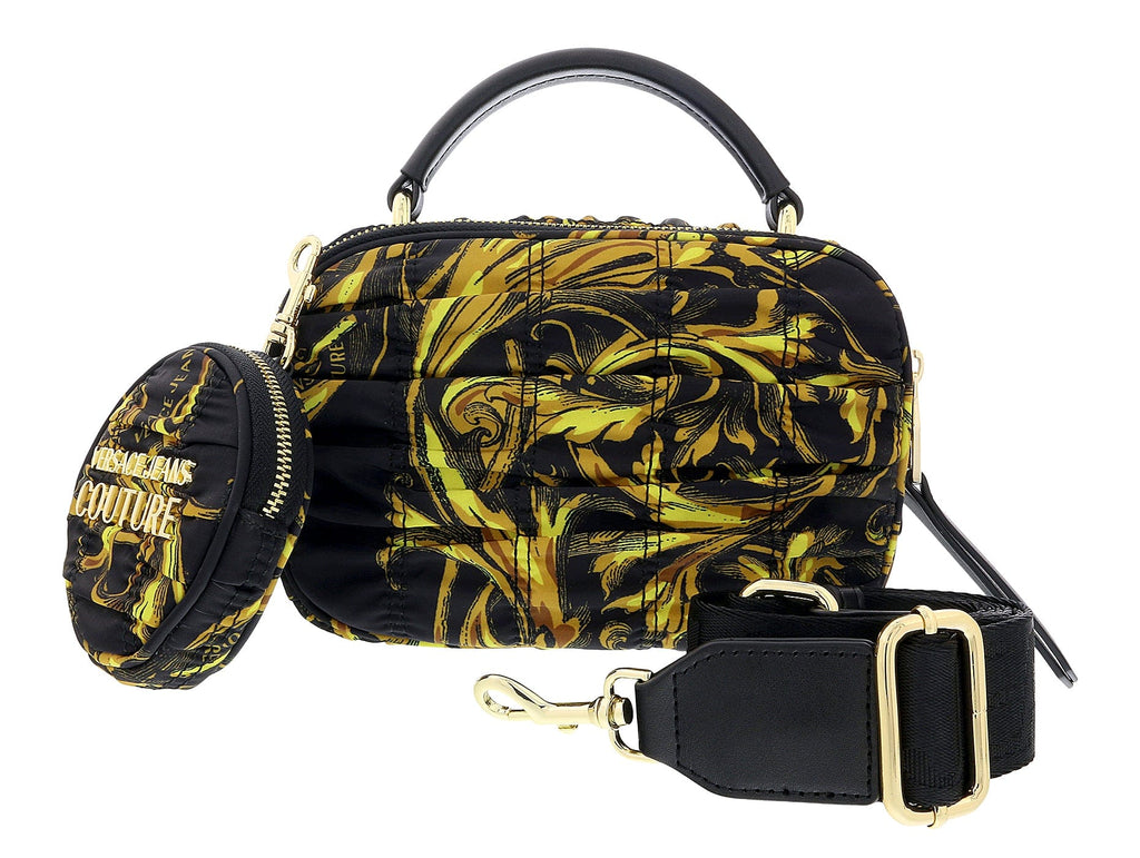 Versace Jeans Couture Shoulder Bag With Decorative Chain in Black | Lyst