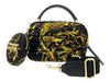 Versace Jeans Couture Black/Gold  Small  Nylon Shoulder Bag with Coin Purse