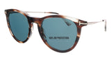Tom Ford   Dark Brown Rounded Cateye Sunglasses