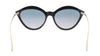 Tom Ford FT0663 01B Chloe  Shiny Black Classic Cateye Sunglasses