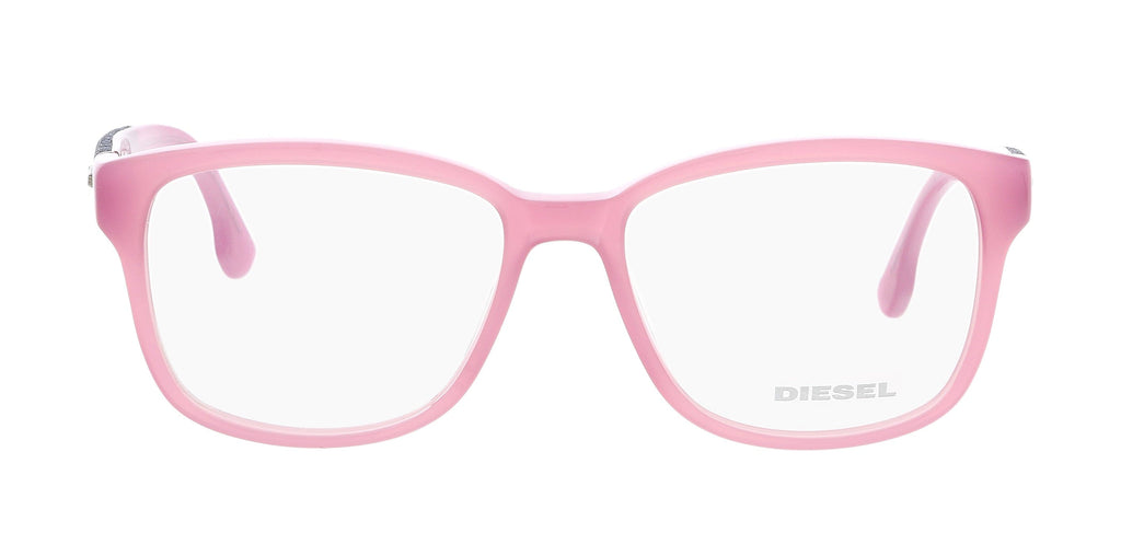 Diesel DL5032 Shiny Violet Rounded Square Eyeglasses