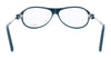 Diesel DL5061 Shiny Turquoise Classic Pilot Eyeglasses