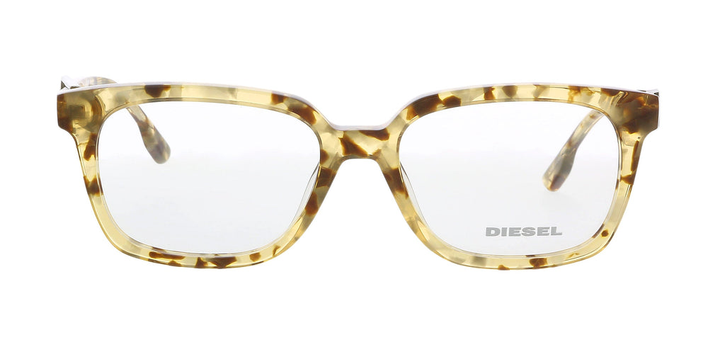 Diesel DL5111 Blonde Havana Modified Square Eyeglasses