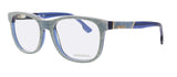 Diesel  Denim/Matte Blue Modified Square Eyeglasses