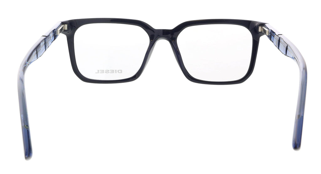 Diesel DL5276 Shiny Blue Square Eyeglasses