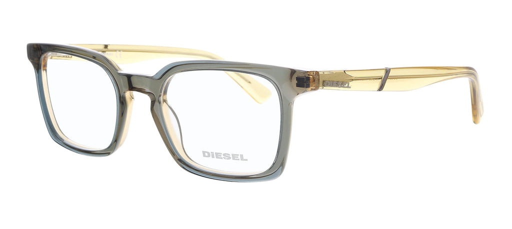 Diesel   Olive Grey Square Eyeglasses