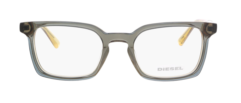 Diesel DL5278  Olive Grey Square Eyeglasses