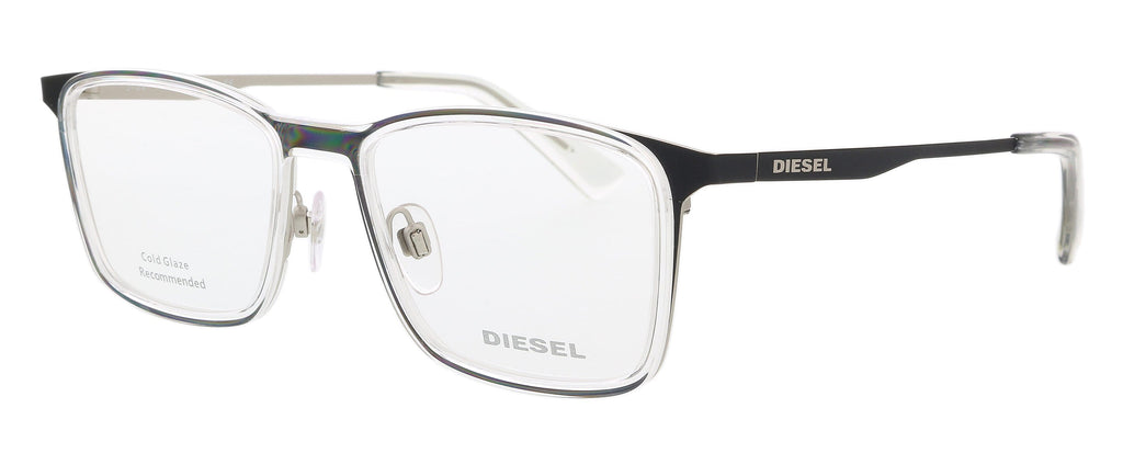 Diesel  Black Rectangular Eyeglasses