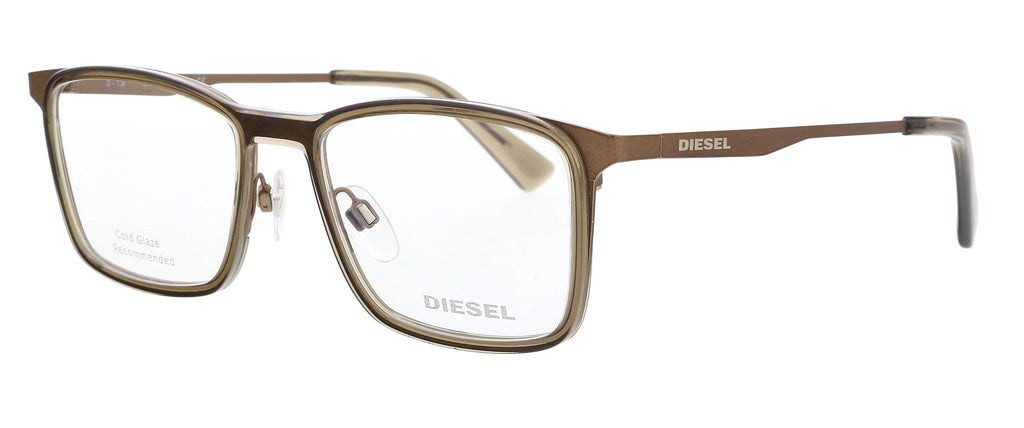 Diesel  Bronze Rectangular Eyeglasses