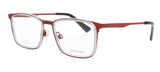 Diesel  Red Rectangular Eyeglasses