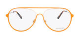 Diesel DL5322 Matte Orange Semi-Rimless Round Eyeglasses