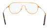 Diesel DL5322 Matte Orange Semi-Rimless Round Eyeglasses