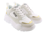Versace Jeans Couture White/Gold Signature Sneakers-11