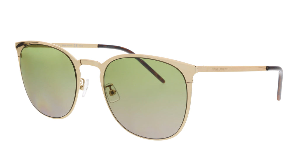 Saint Laurent  Gold Square Sunglasses