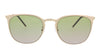 Saint Laurent SL 445/F SLIM-005 Gold Square Sunglasses