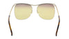 Gucci GG0820S-003 Gold Square Sunglasses