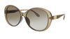 Gucci  Brown Oversized Round Sunglasses