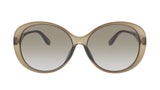 Gucci GG0793SK-002 Brown Oversized Round Sunglasses