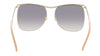 Gucci GG0820S-001 Gold Browline Aviator Sunglasses