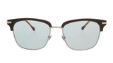 Gucci GG0918S-004 Brown Demi-Frame Square Sunglasses