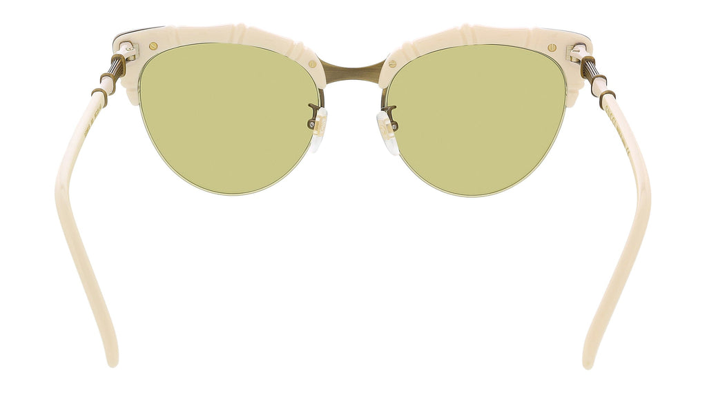 Gucci GG0661S-003 White Cateye Sunglasses