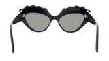Gucci GG0781S-001 Orange Geometric Cateye Sunglasses
