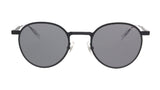 Montblanc MB0144S-001 Black Round Sunglasses