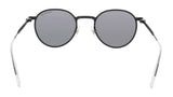 Montblanc MB0144S-001 Black Round Sunglasses
